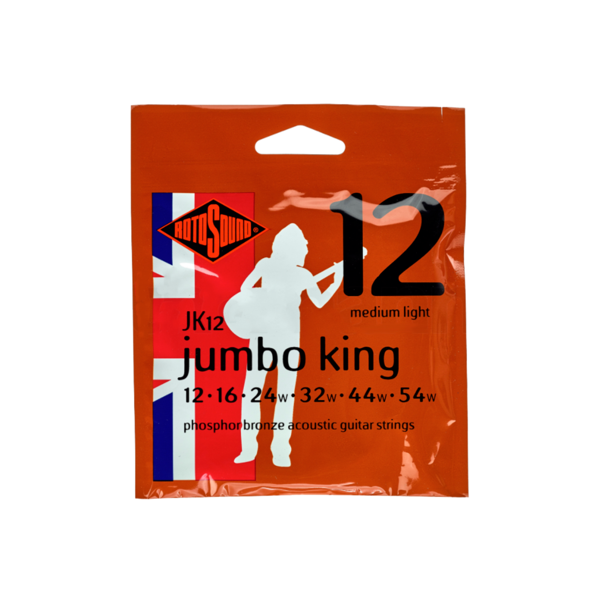 Rotosound Jumbo King Acoustic Medium Light Guitar Strings